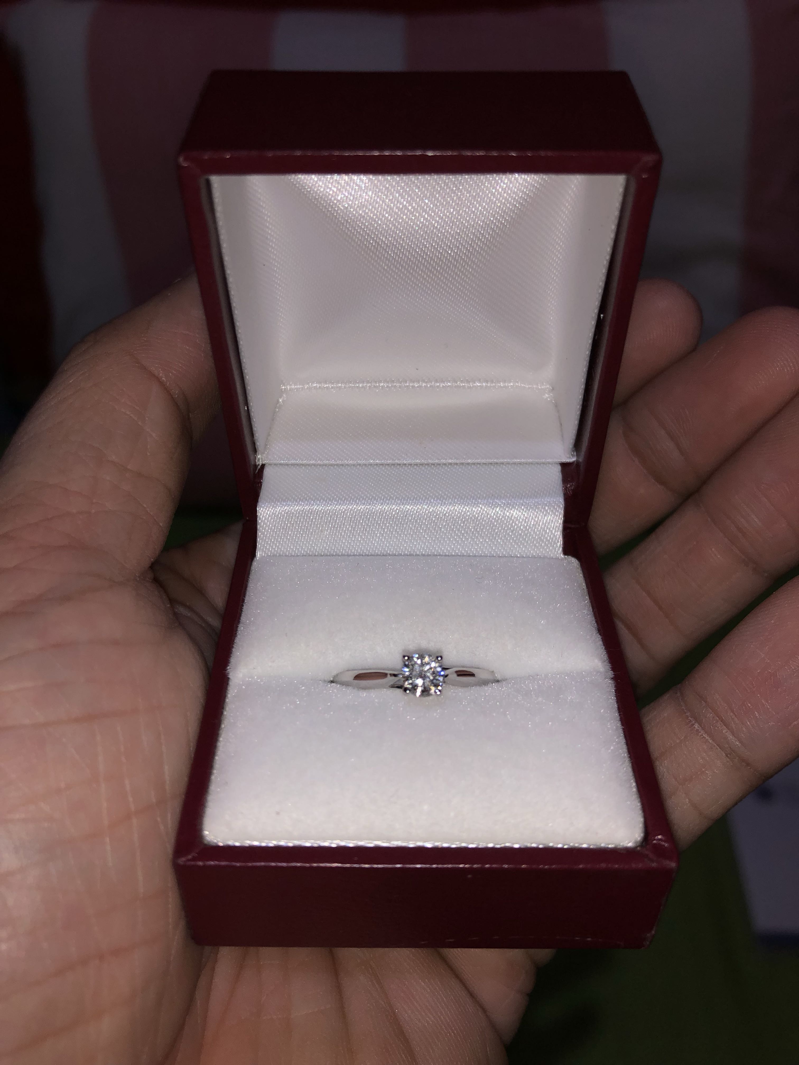 Rush Hearts and Arrows Engagement Ring Luxury Accessories on
