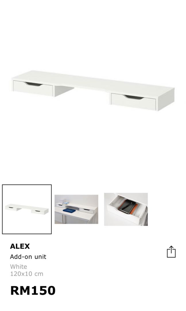 Ikea Alex Add On Unit