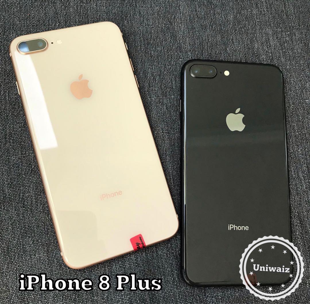 iPhone 8 Plus 64gb original semi factory unlocked (Category: iPhone 8 Series) located in Mandaluyong City. Submitted by uniwyse (Listing ID 213006706, Image 1). Description: condition 98% smoothness no dent. 100% good condition NO DEAD PIXEL NO DEFECT NO HISTORY OF REPAIR NO ICLOUD ISSUE, NOT FAKE ✅100% Original iPhone, Money Back Guarantee if proven fake 💰 ✅any sim capable not refurbished and never been open or history of repair, kaya sigurado 