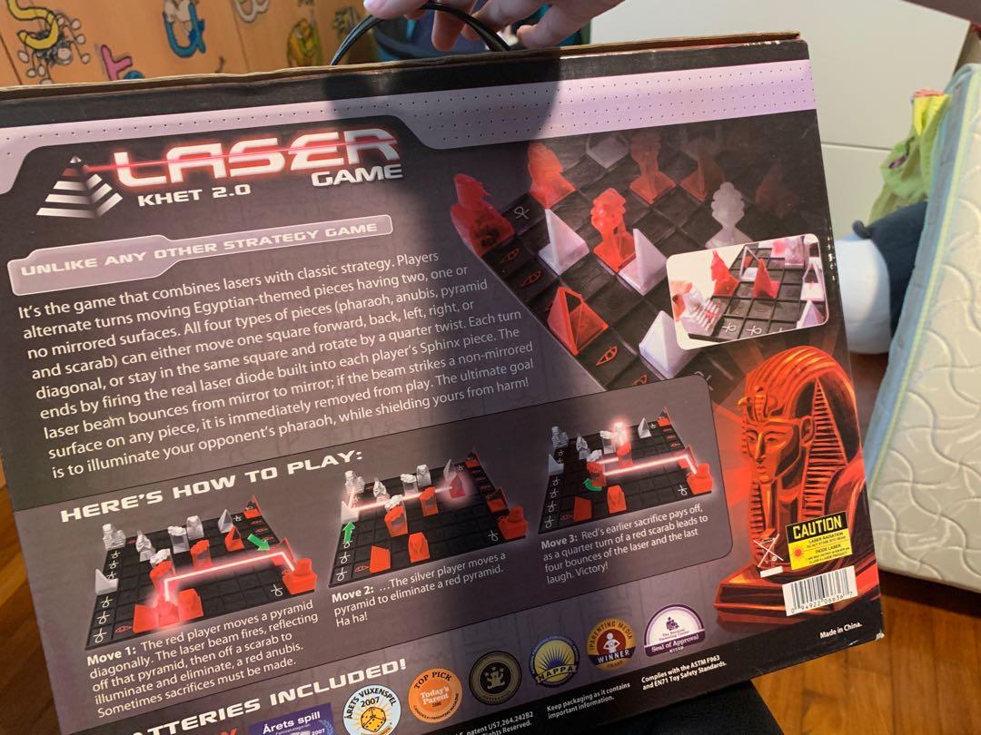 Laser Khet 2.0 Chess board game, Hobbies & Toys, Toys & Games on Carousell