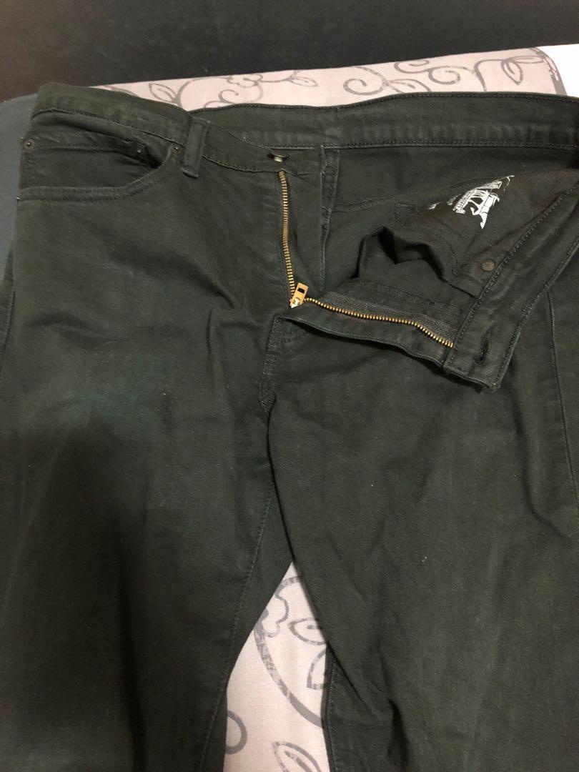 slim fit black levi jeans