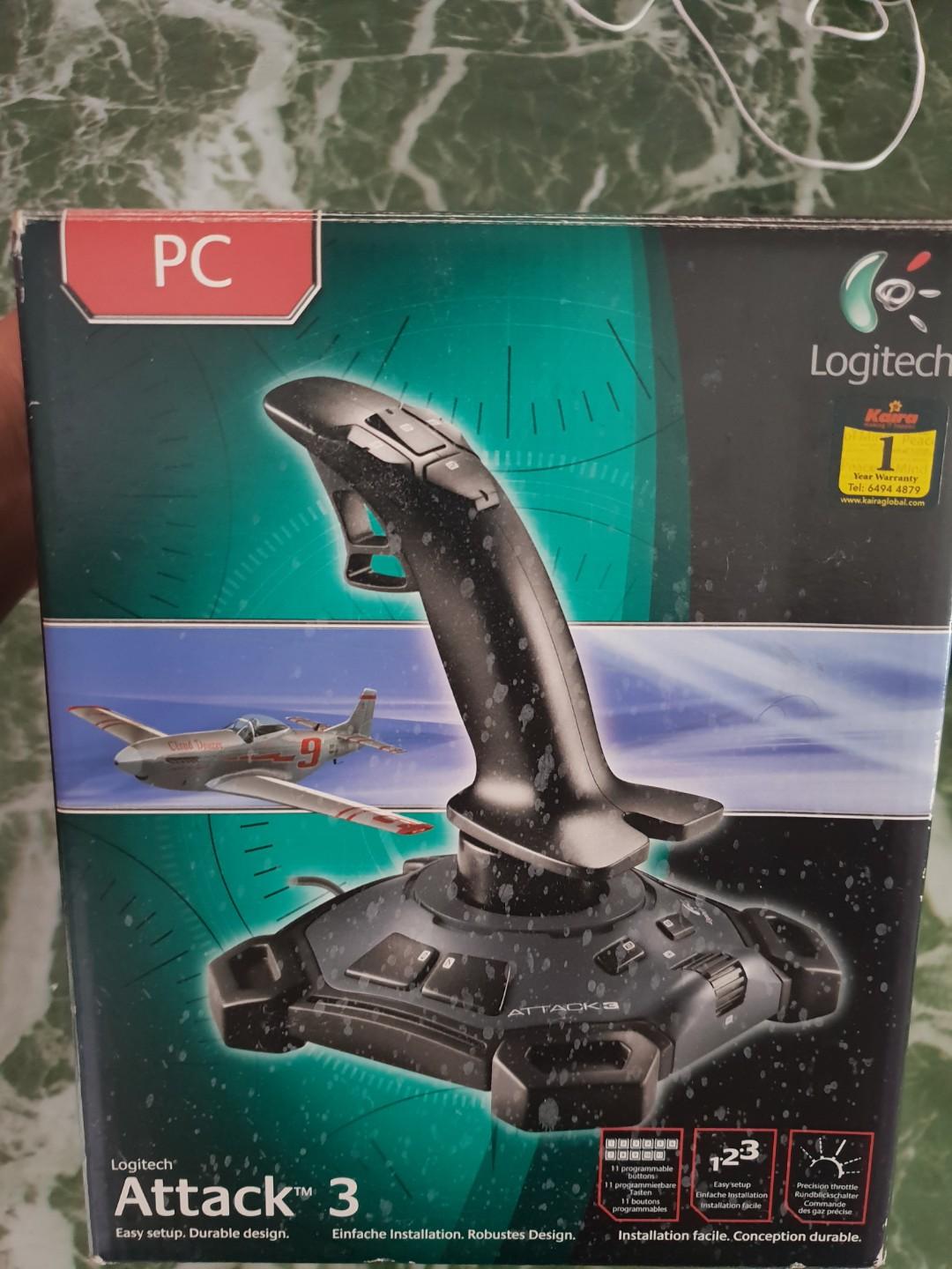 Logitech attack 3, Toys & Games, Video Gaming, Gaming Accessories on ...