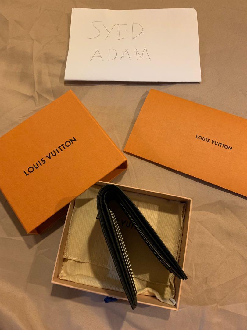LOUIS VUITTON × Kim Jones Upside Down Brazza Wallet, Fesyen Pria