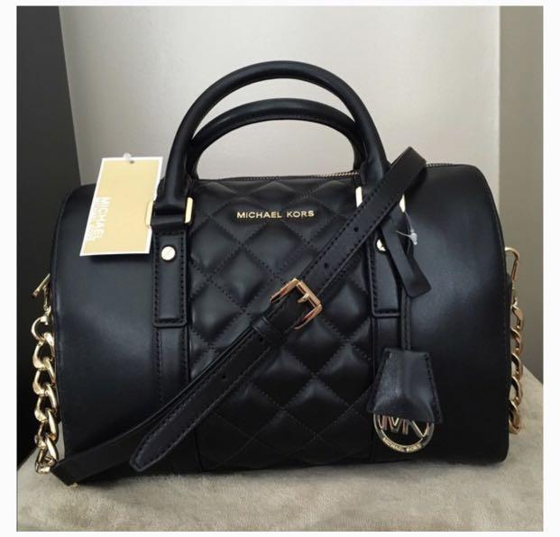 michael kors quilted satchel