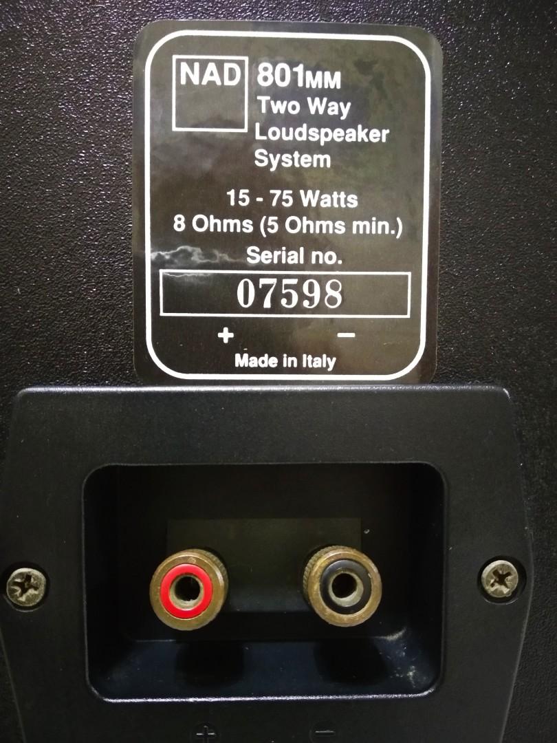 Nad 801 tower speakers hotsell
