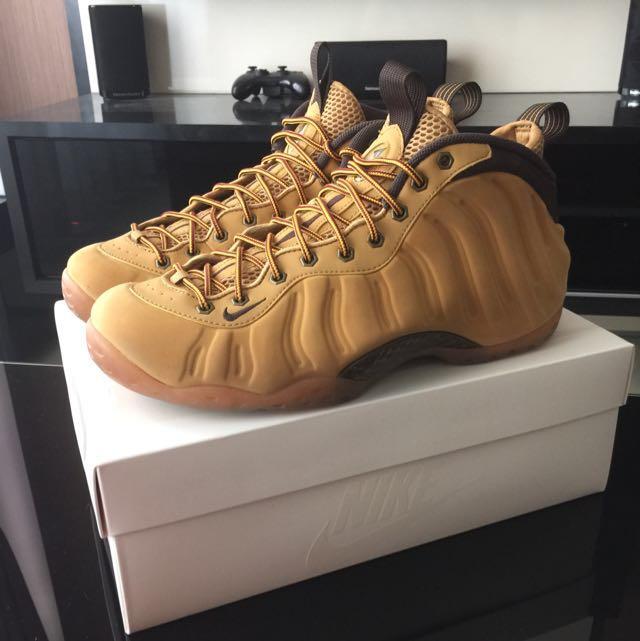 nike foamposite wheat