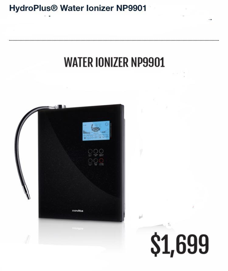 Novita Hydroplus Water Ionizer Np9901 Home Appliances Kitchenware On Carousell