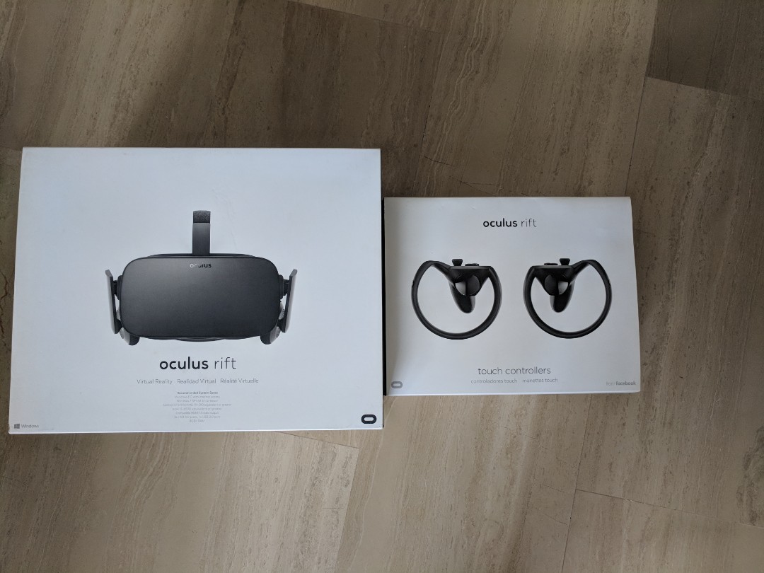 Oculus Rift with touch controllers, Computers & Tech, Parts ...