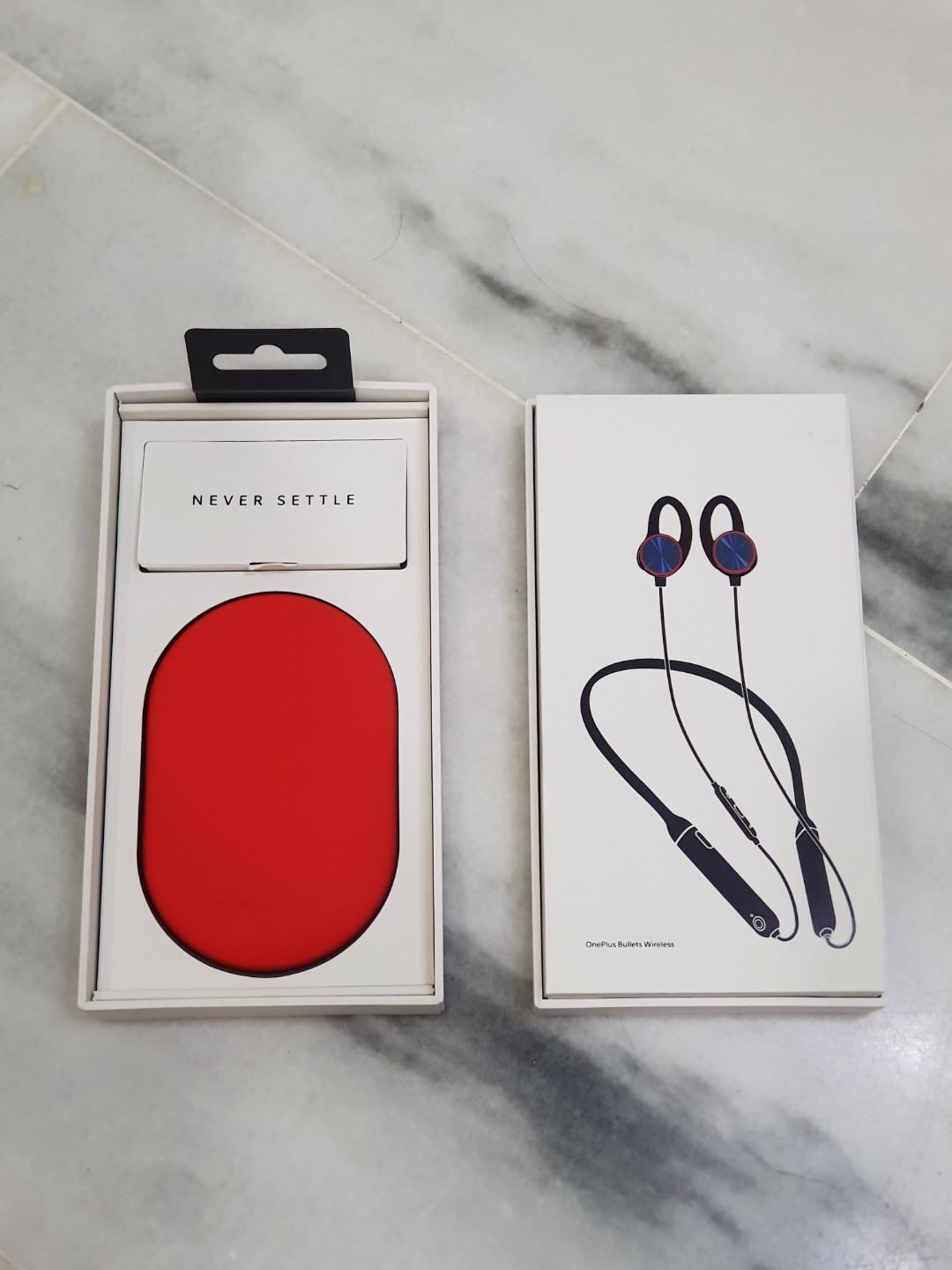 OnePlus Bullet Wireless Bluetooth Earphone Black BT32B Audio Earphones on Carousell