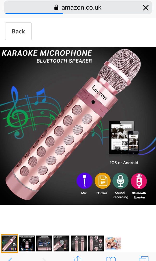 Leeron clearance karaoke microphone