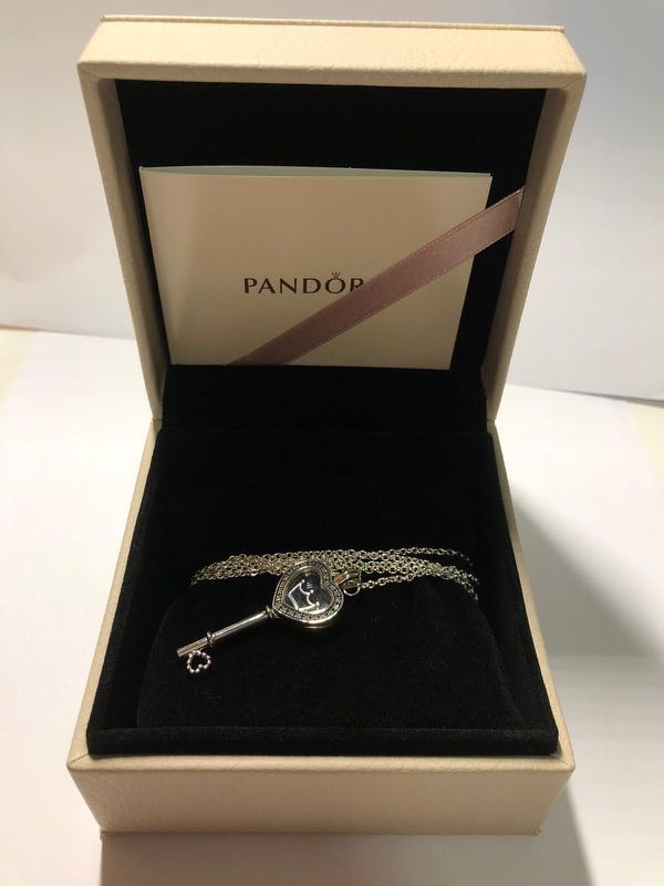 Pandora Floating Locket Heart Key 