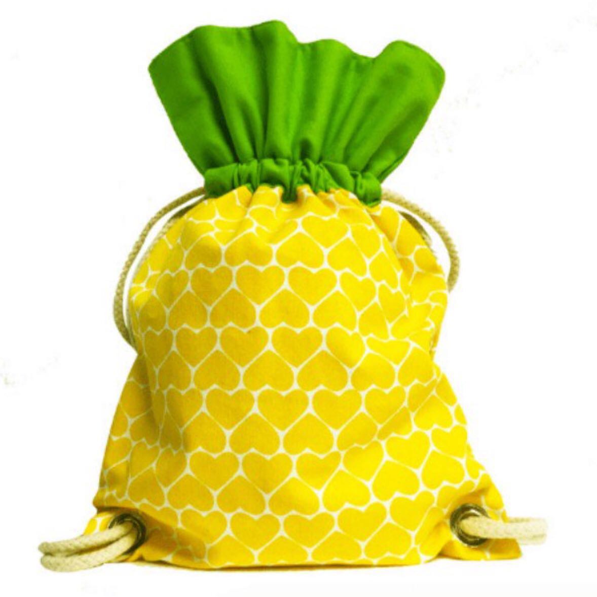 Pineapple drawstring backpack Clearance