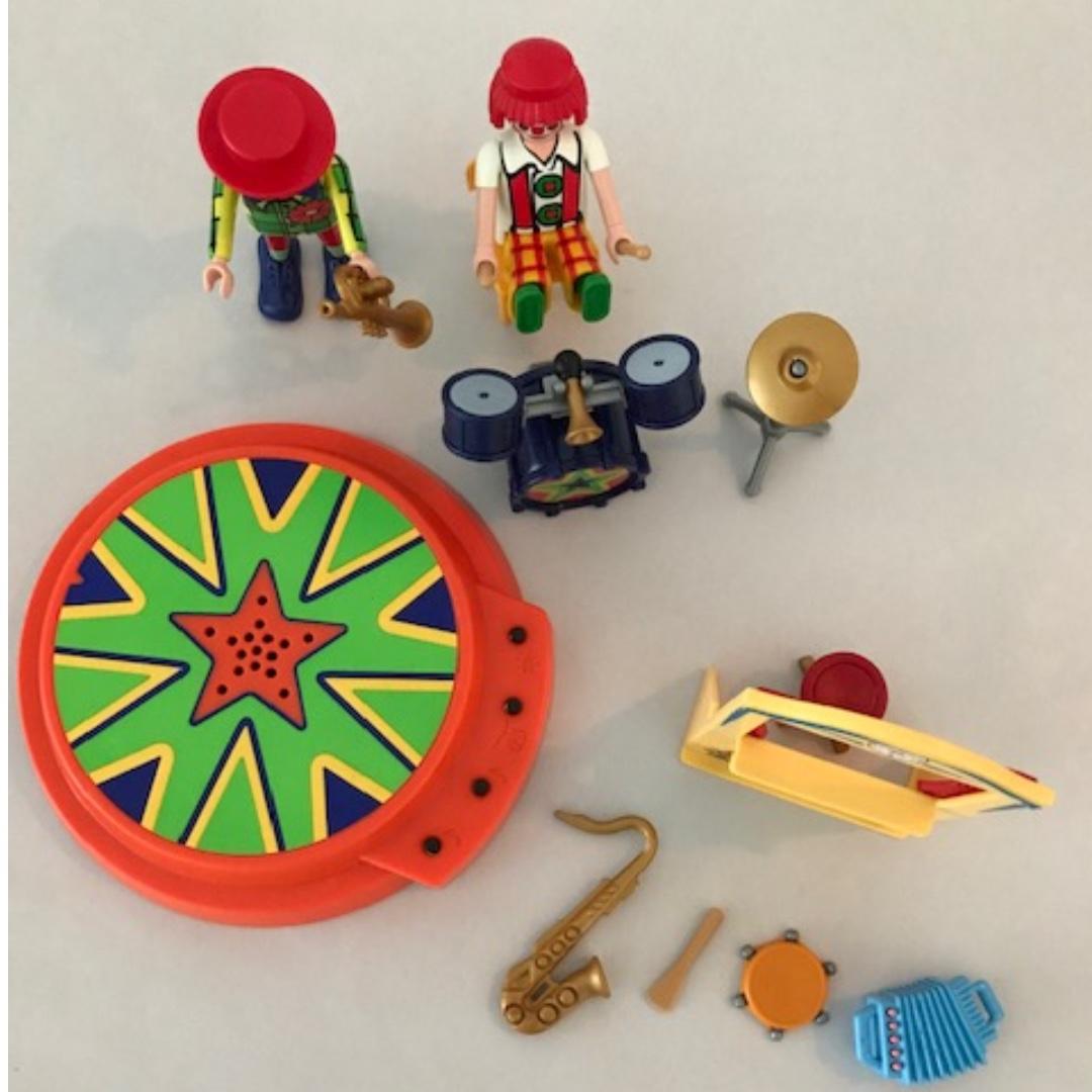 1945 Circus Clown Band Parade Float Fun Saturday Evening Etsy