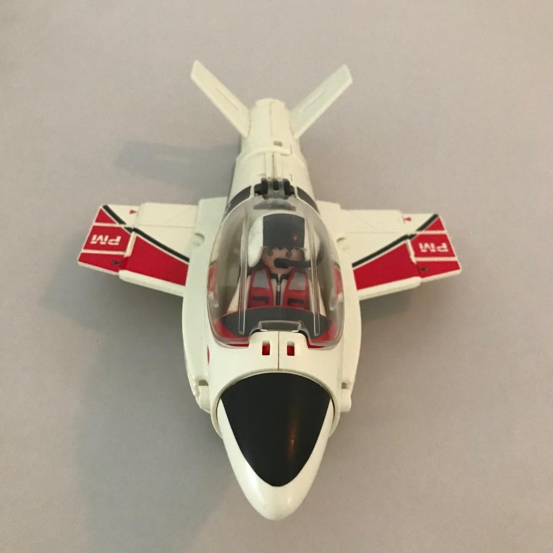 playmobil fighter jet