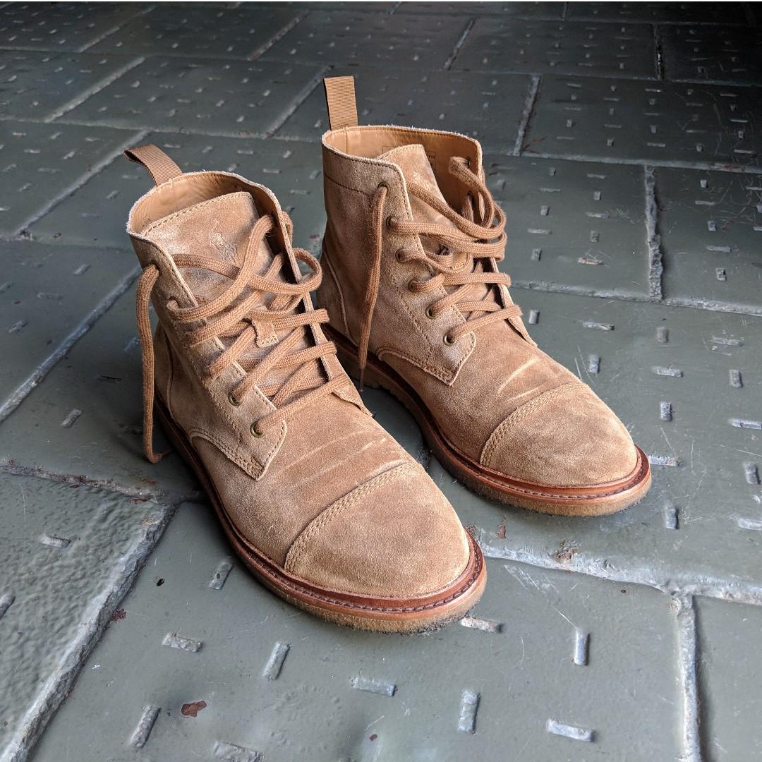 ralph lauren kieran suede boot