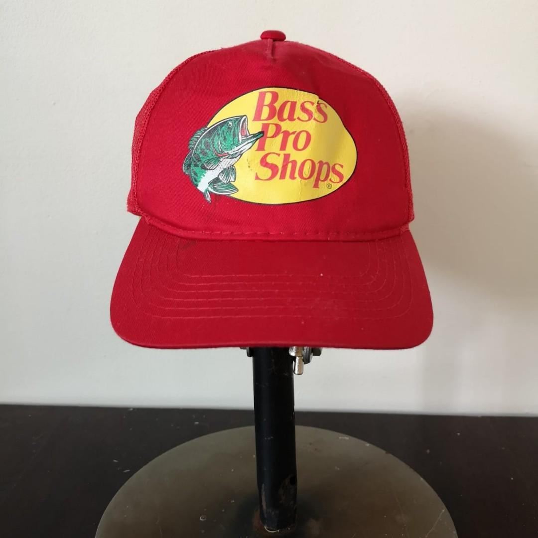 red bass pro shop hat