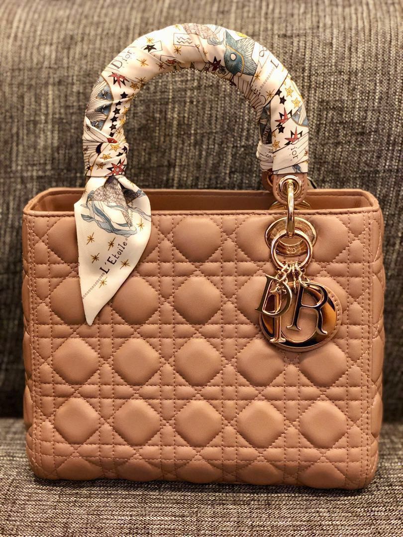 Preloved Lady Dior Medium Dior Mitzah 100 authentic