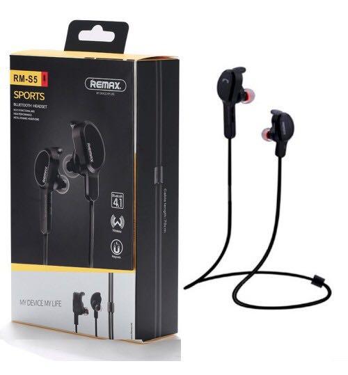 REMAX RB-S5 STEREO BLUETOOTH HEADSET, Audio, Headphones & Headsets on ...
