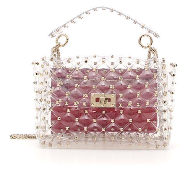Valentino plexi bag clearance