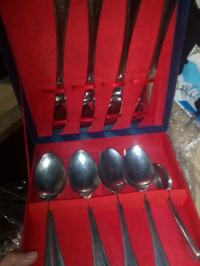 Set Of Spoon Fork Teaspoon Knife On Carousell