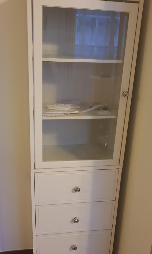 Small White Medicine Cabinet Furniture Home Living Furniture Shelves Cabinets Racks On Carousell