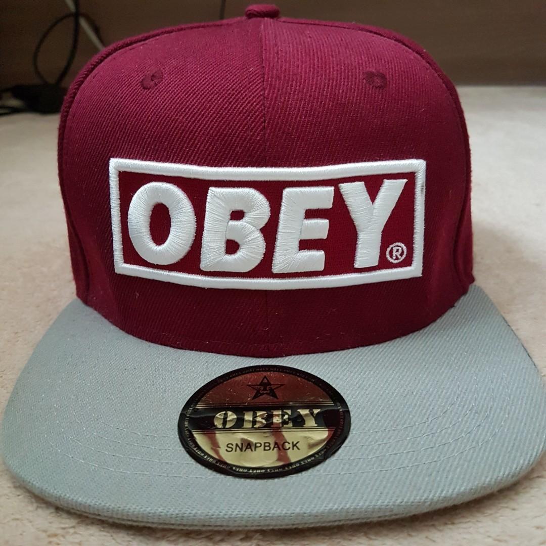 obey snapback cap