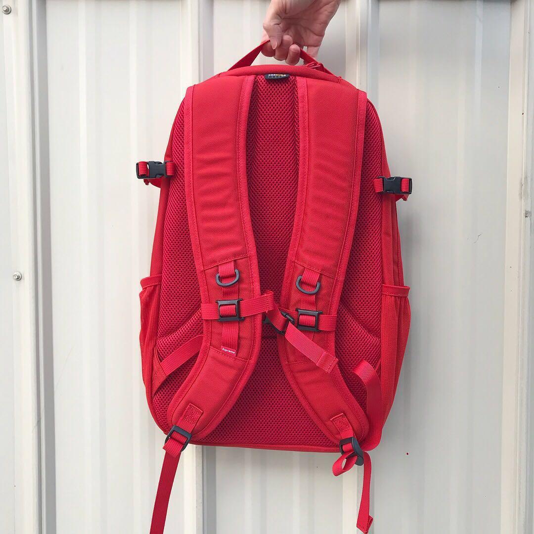 Supreme Cordura Backpack Red SS18 Men s Fashion Bags Backpacks