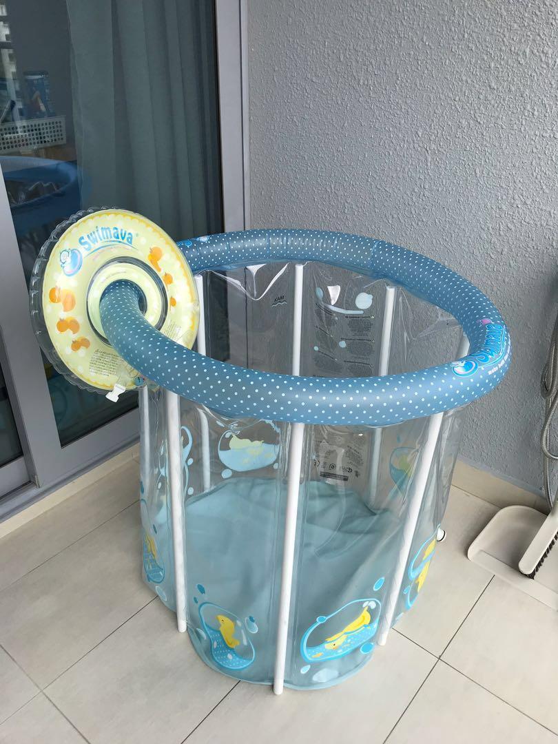 Swimava Compact Pool P2 Neck Tube Babies Kids Toys Walkers On Carousell