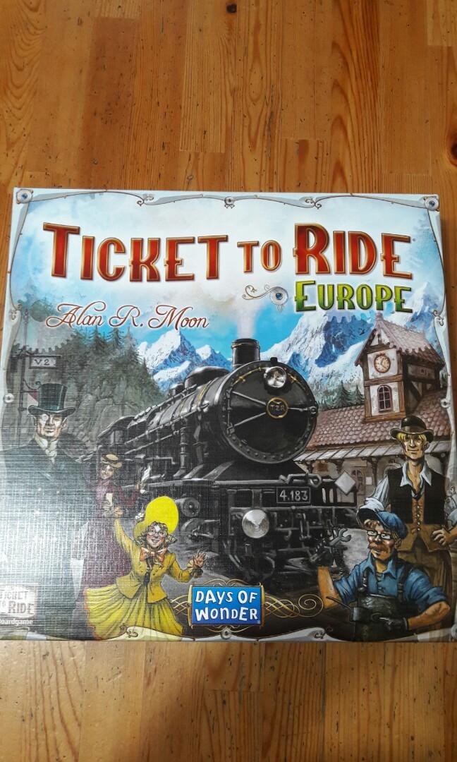 Ticket To Ride Europe Toys Games Board Games Cards On Carousell