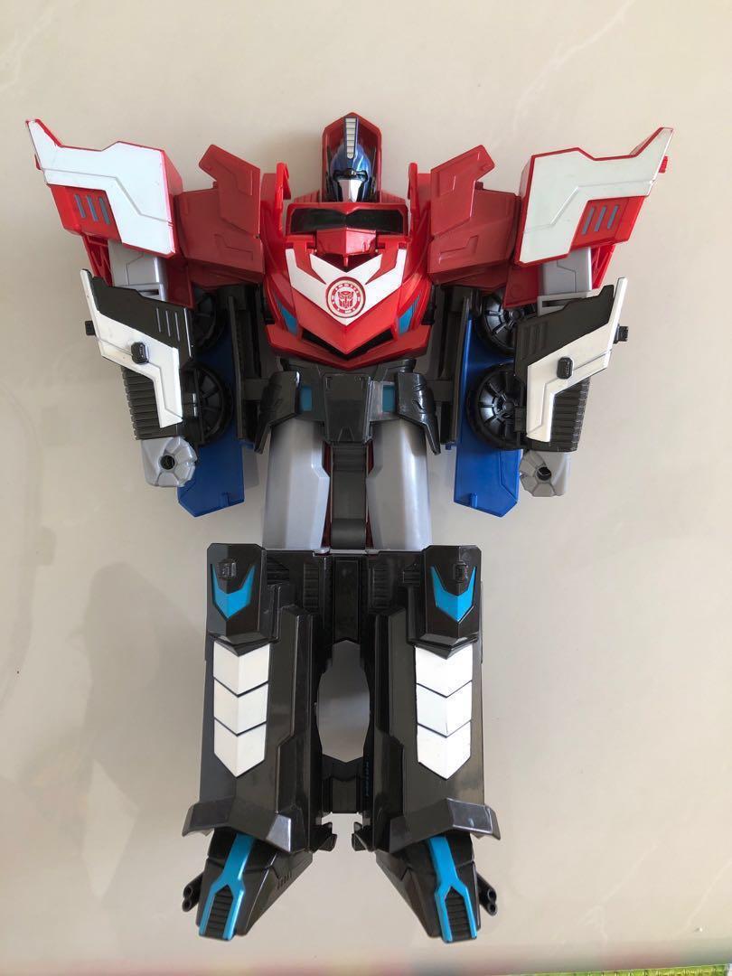 optimus prime toy robots in disguise