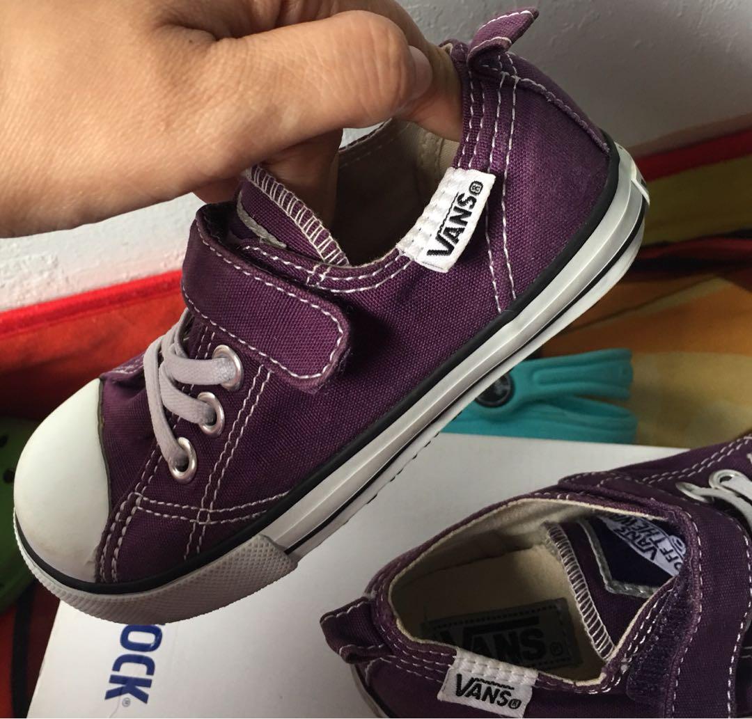 vans shoes kids purple