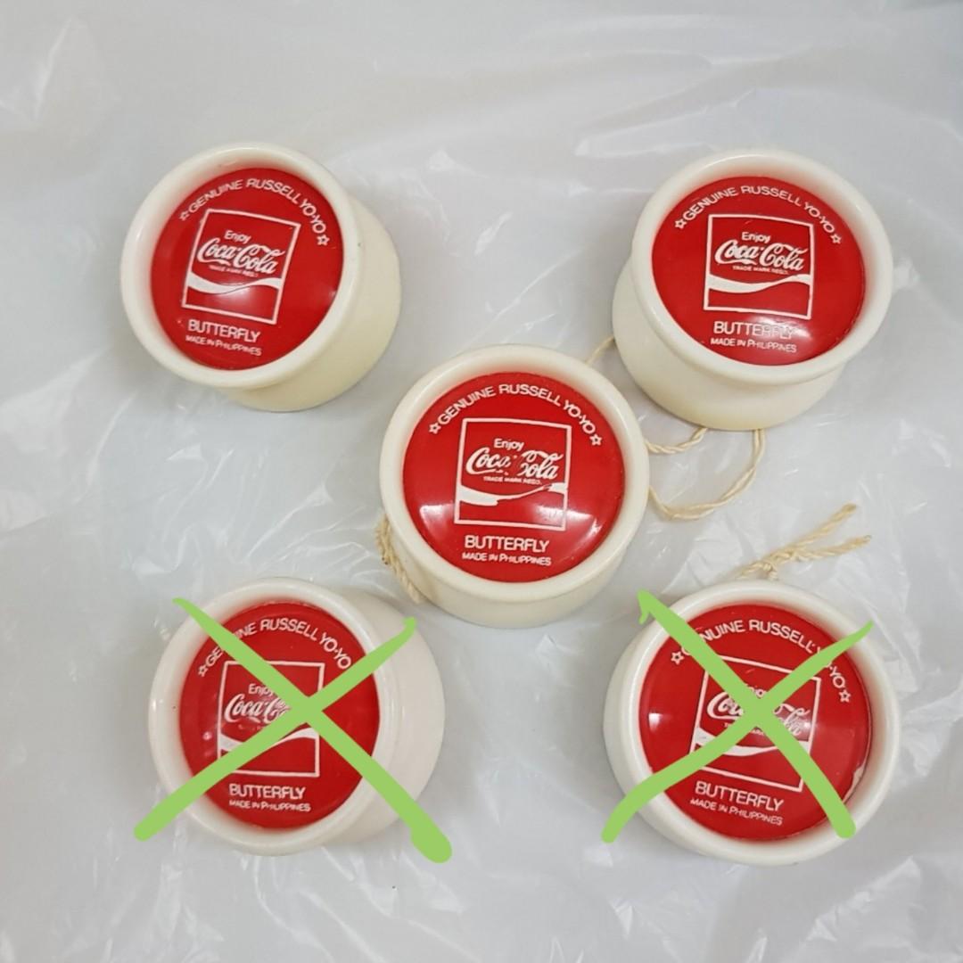 Vintage Genuine Russell Coca Cola Butterfly Yo Yo 30 Each Vintage Collectibles Vintage Collectibles On Carousell