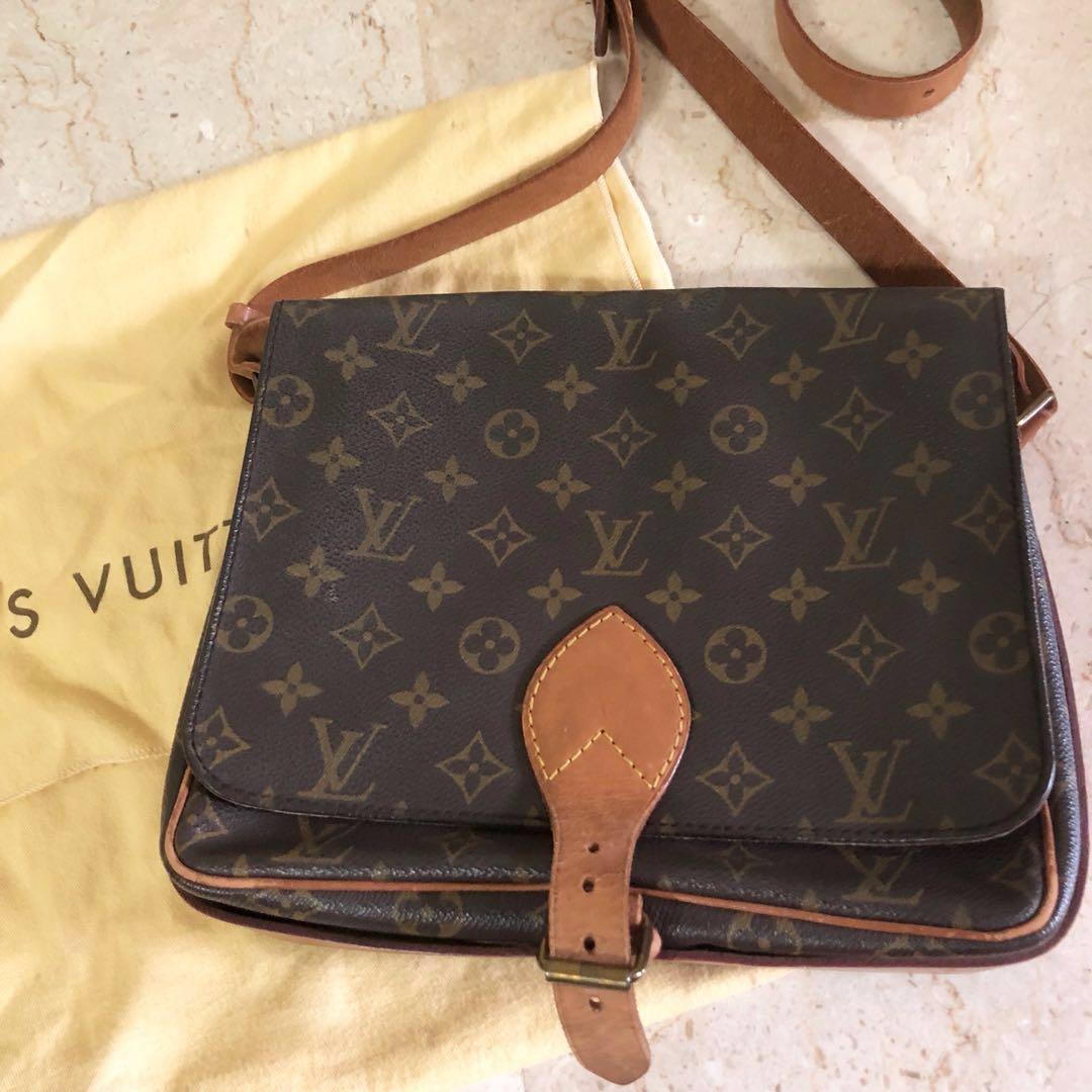 Louis Vuitton Monogram Cartouchiere mm Crossbody Bag 104lv41