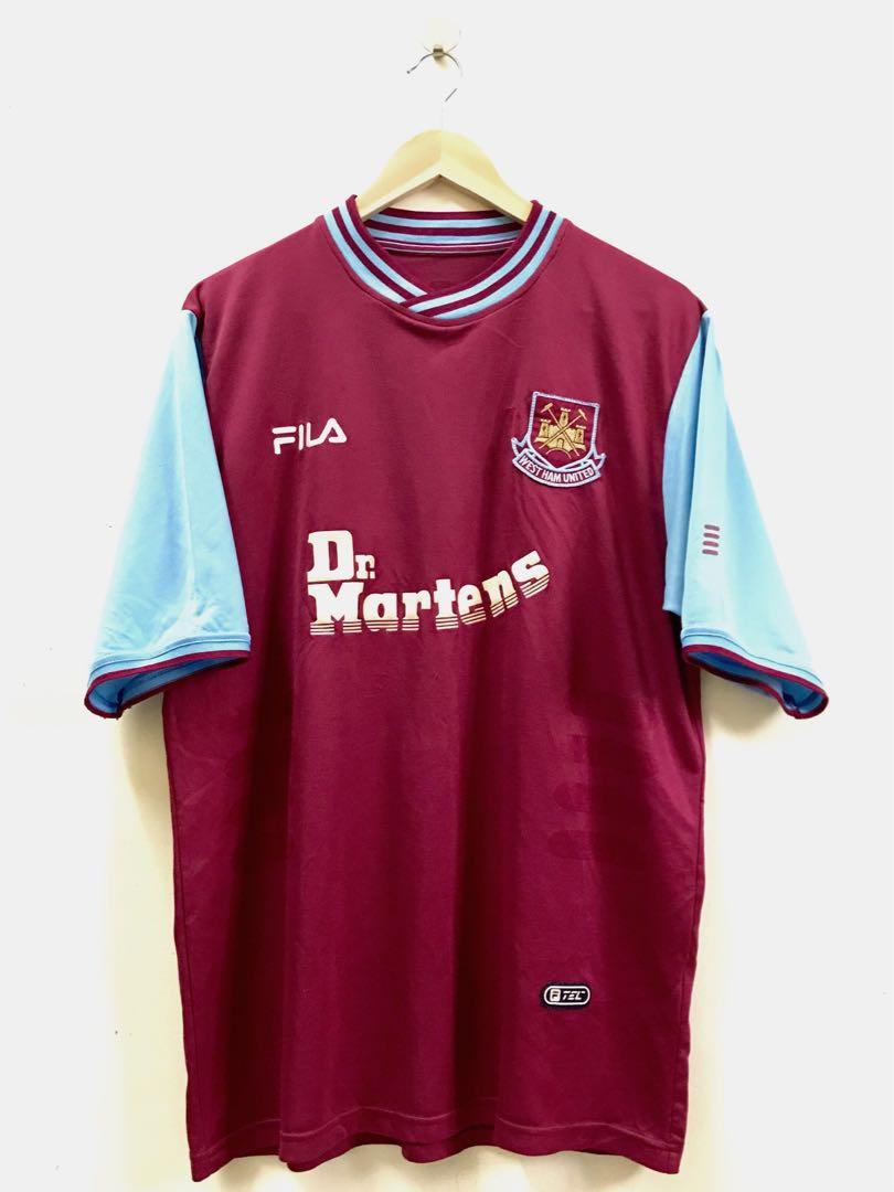 West ham fila dr on sale martens