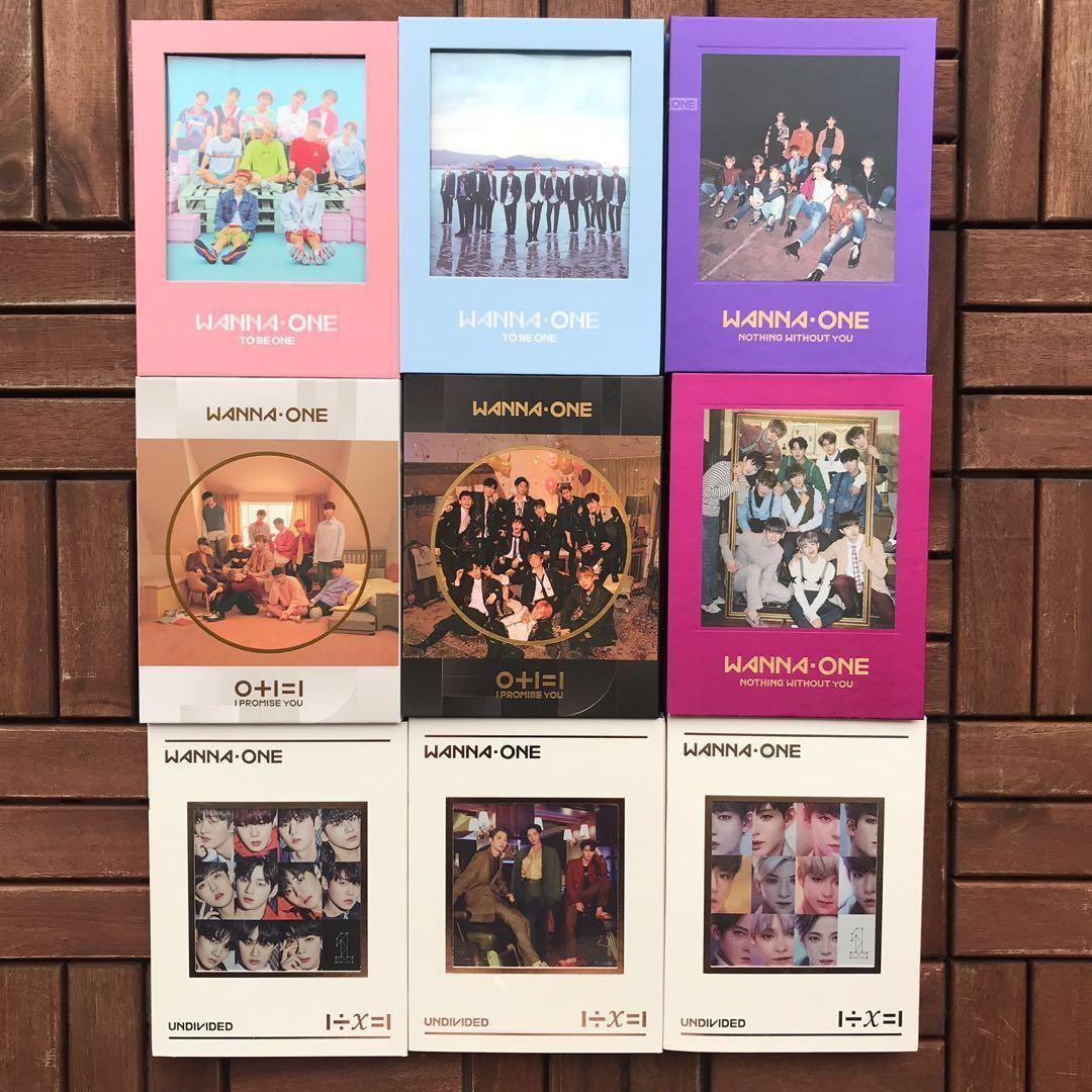 Wts Wanna One Albums Entertainment K Wave On Carousell