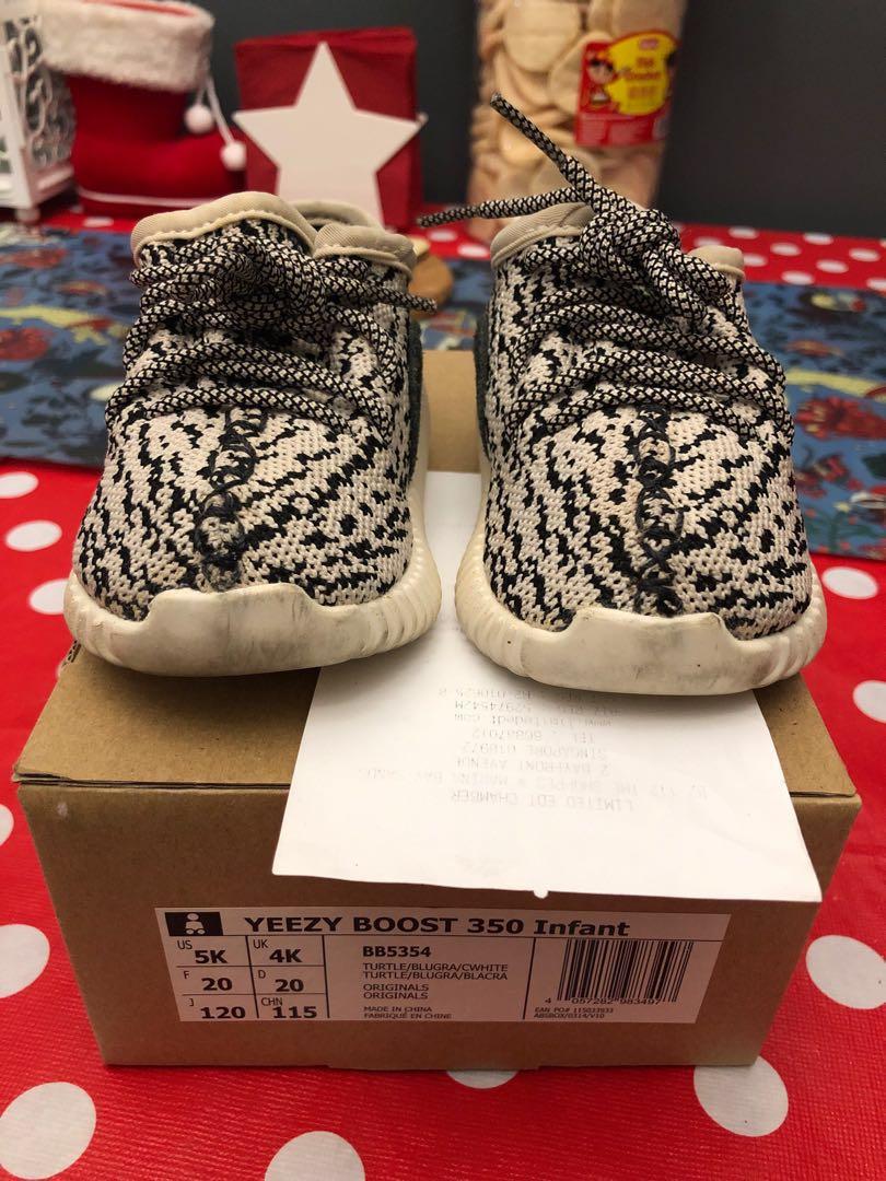 Yeezy turtle dove infant on sale