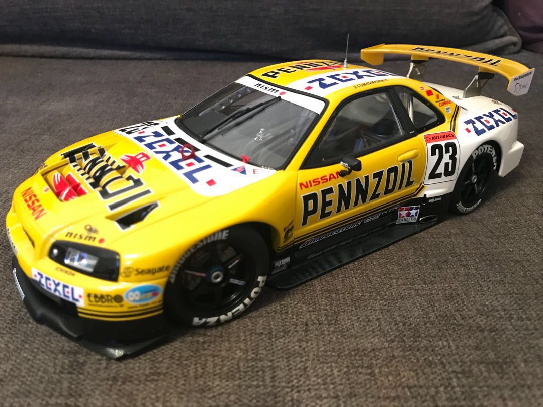 AUTOART 118 Nissan Skyline R34 JGTC, Hobbies & Toys, Toys & Games on
