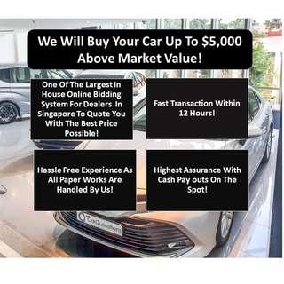Sell Or Scrap Your Car! Cash Payout Immediately!