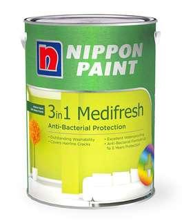 Nippon Anti-bacterial Paint Medifresh - 1 litre