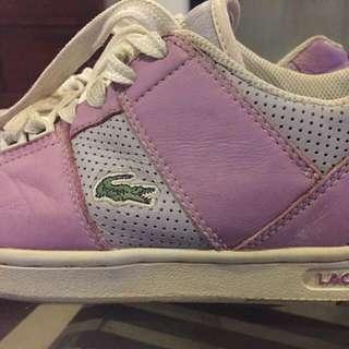 💯Authentic Lacoste leather sneakers