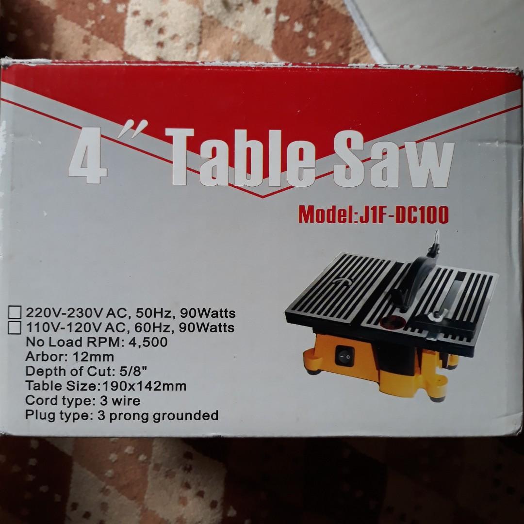 4 Mini Table Saw Design Craft Craft Supplies Tools On Carousell