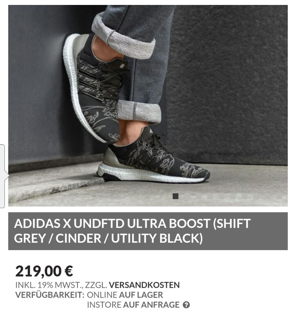 Ultra boost x undefeated sale 219