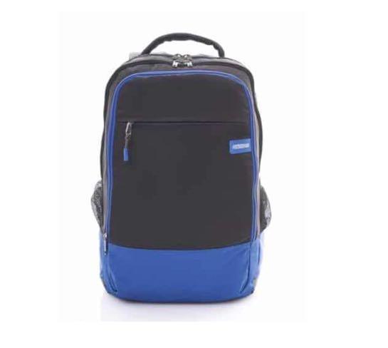 American Tourister Zook Laptop Backpack Black Navy Men s Fashion Bags Backpacks on Carousell