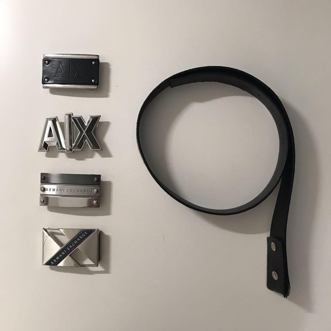 armani exchange belt buckle
