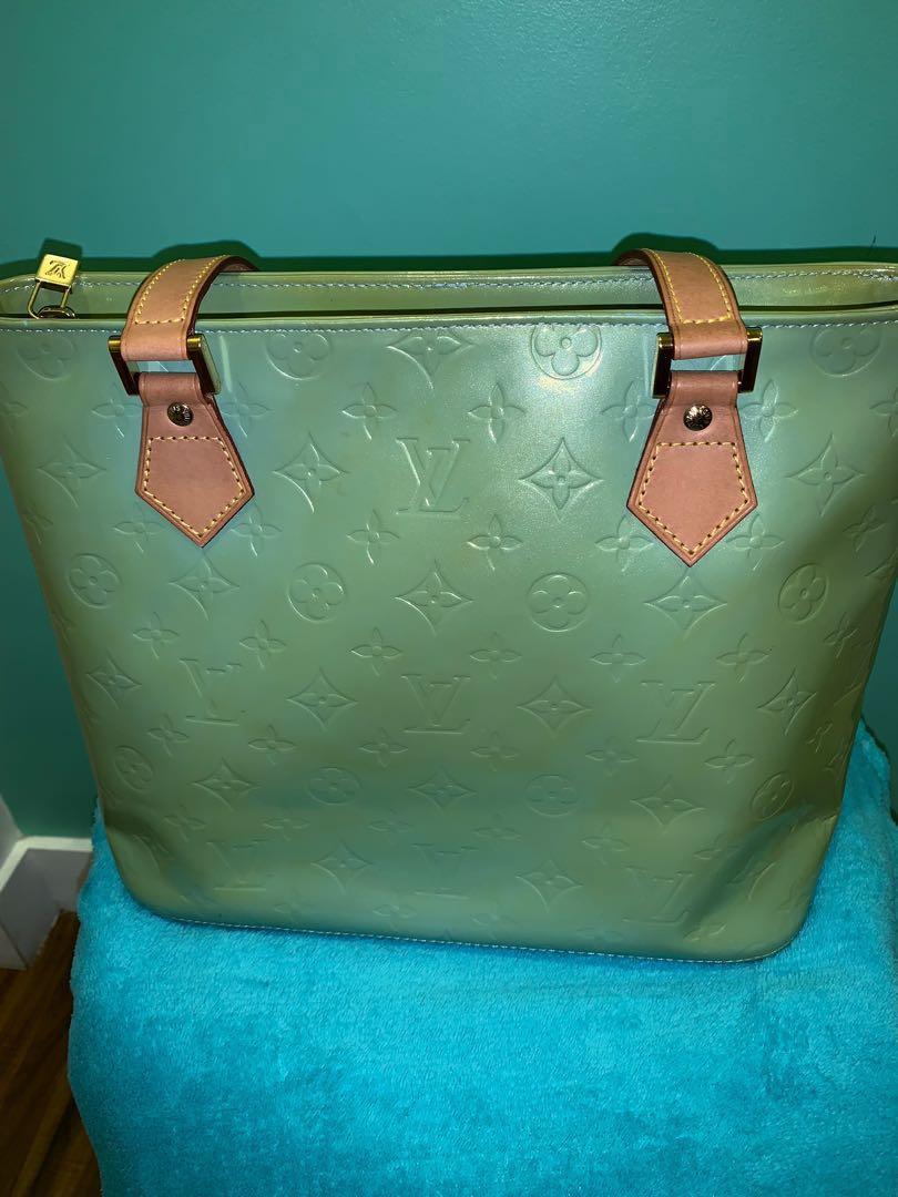 Heritage Vintage: Louis Vuitton Green Monogram Vernis Mott Bag. , Lot  #77008