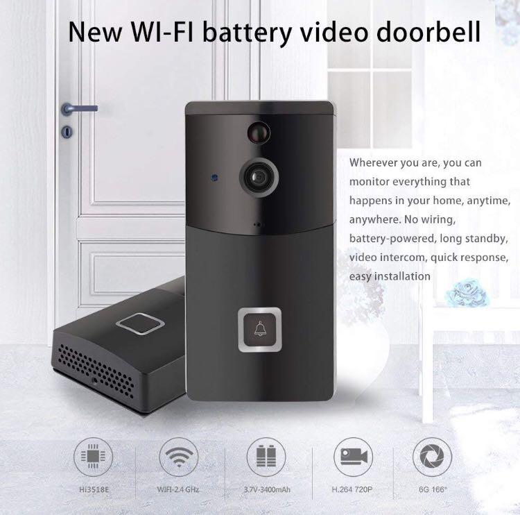 B10 Low power wifi video doorbell