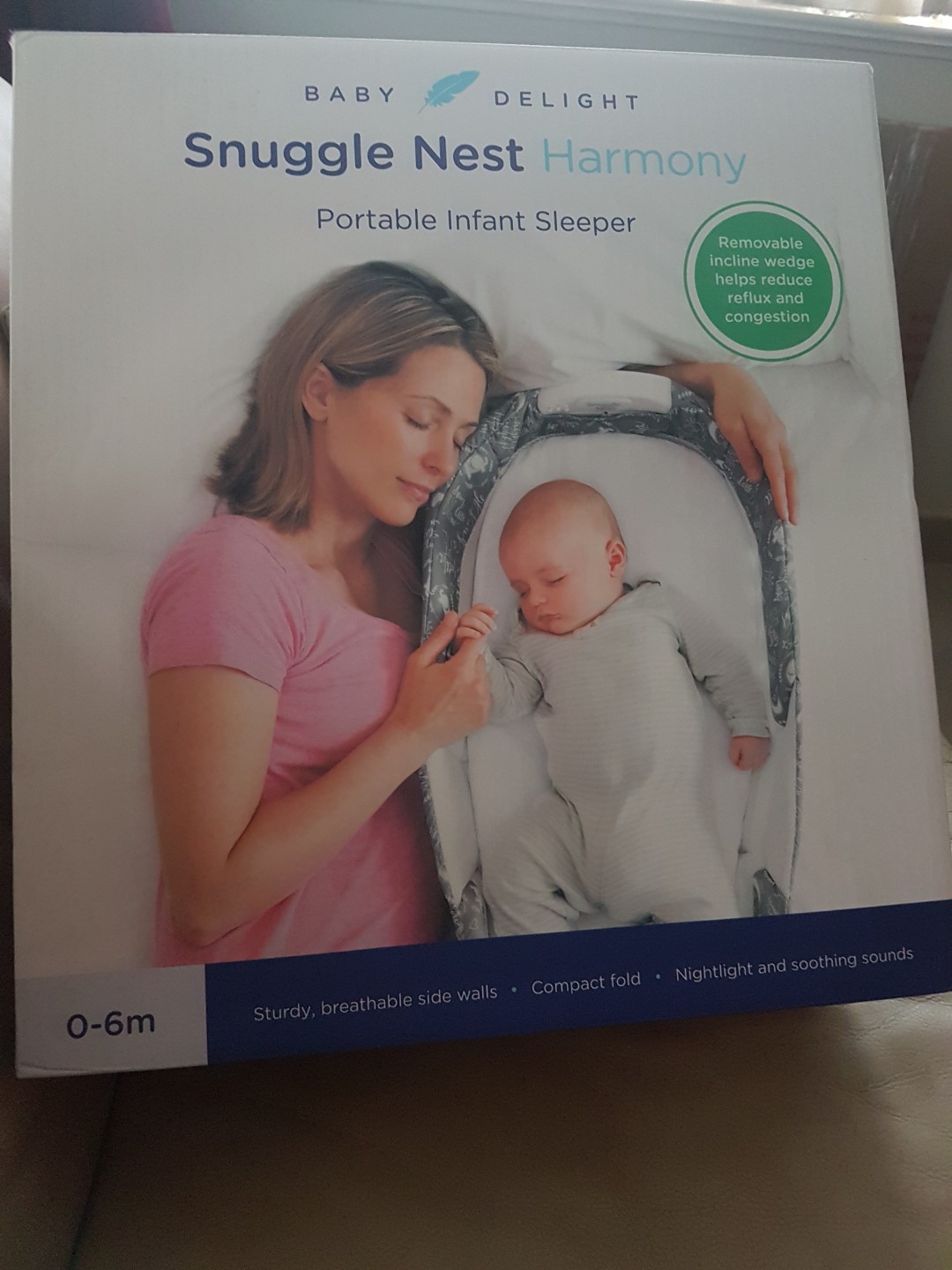 snuggle nest harmony portable infant sleeper