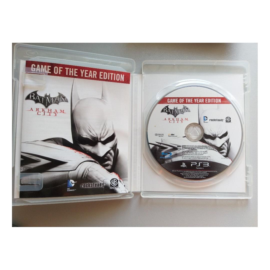 Batman: Arkham City GOTY + Batman Arkham Asylum GOTY - PS3