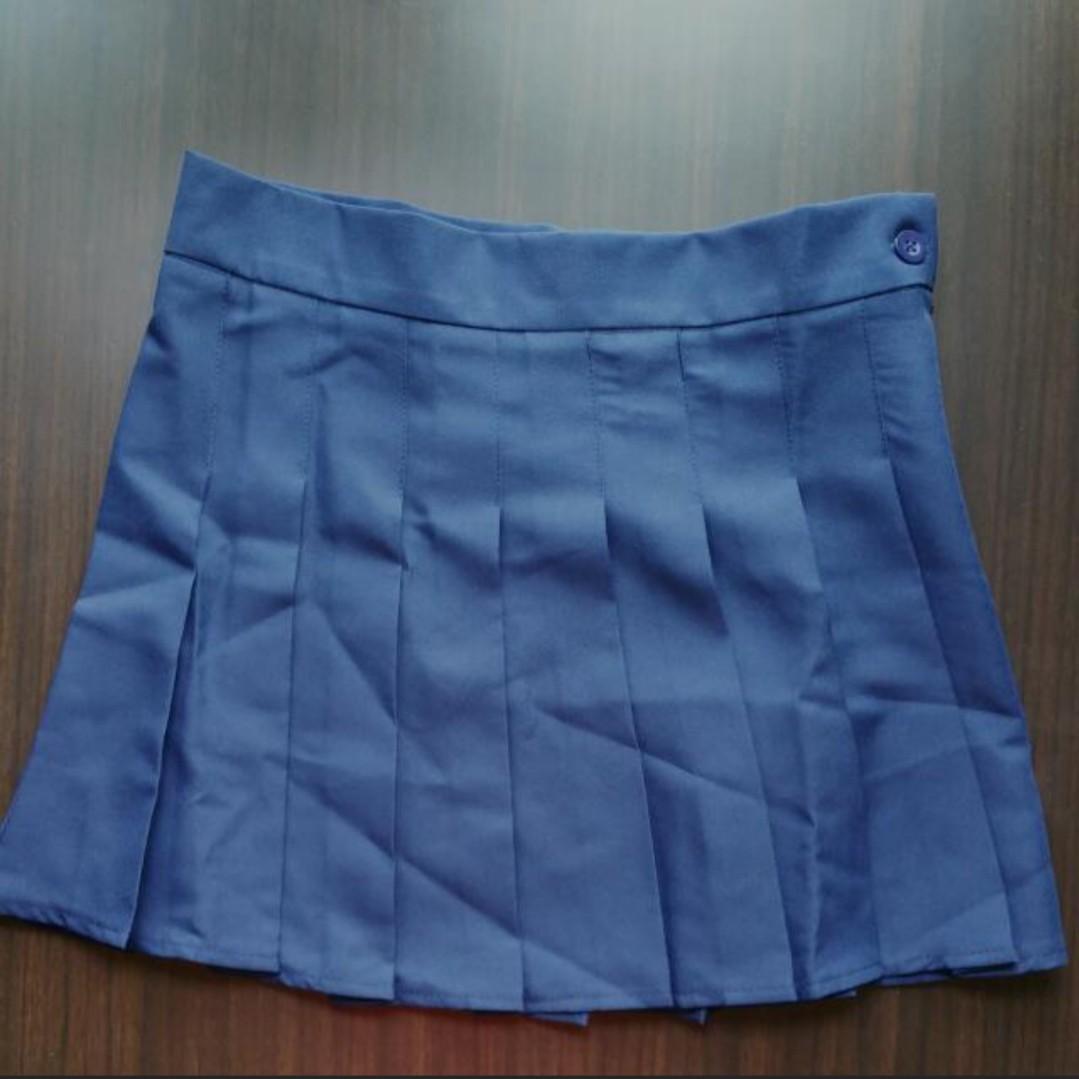 Blue school girl skirt Clearance