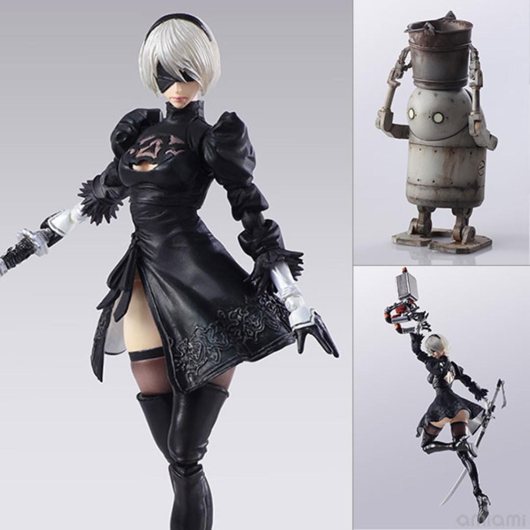 Bring Arts Nier Automata 2b Machine Lifeform 2 Figure Set Action Figure Toys Games Bricks Figurines On Carousell